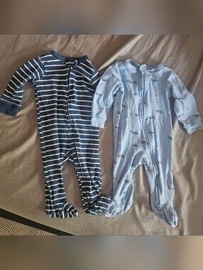 Carter's Cotton Footed One-Piece Set 9 Month